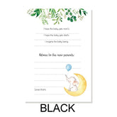 10 Pack Advice and Prediction Cards for Baby Shower Game Parent Message-TB00799-Veeddydropshipping